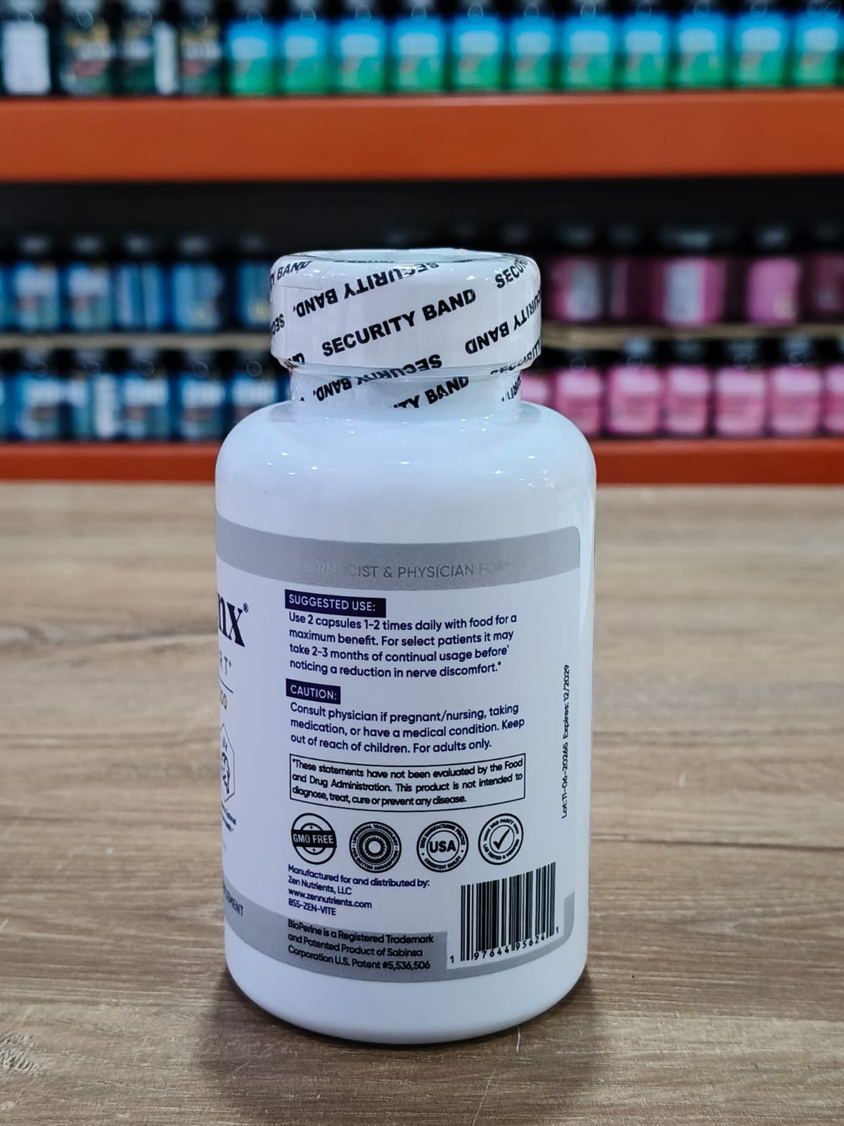 Neura Zenx Neuropatia Nervios Acido Alfa Lipoico Capsulas