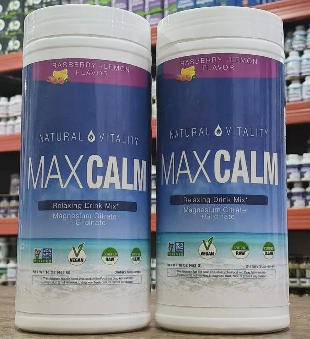 Maxcalm Magnesio Bisglicinato Relajación Polvo