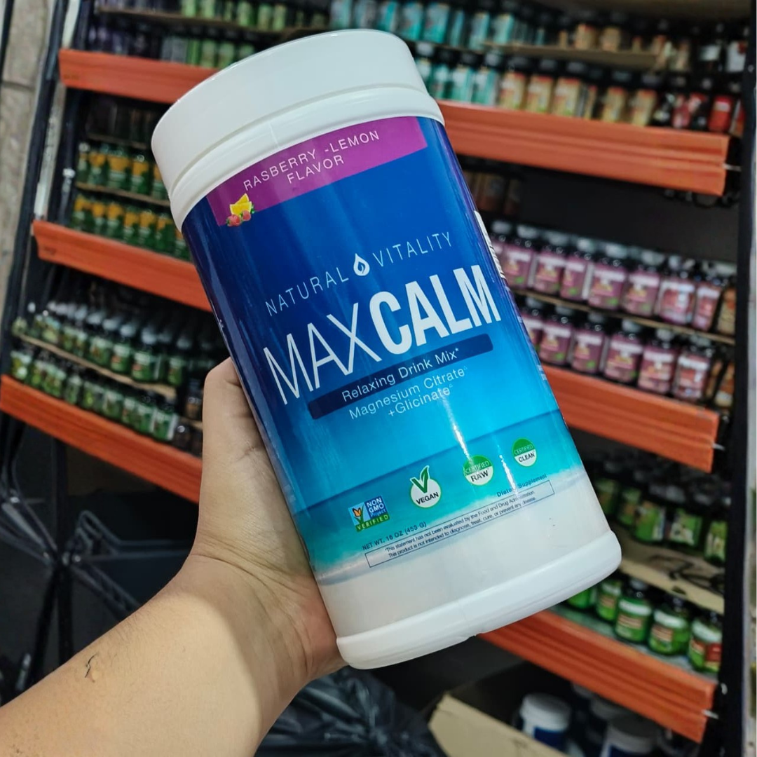 Maxcalm Magnesio Bisglicinato Relajación Polvo